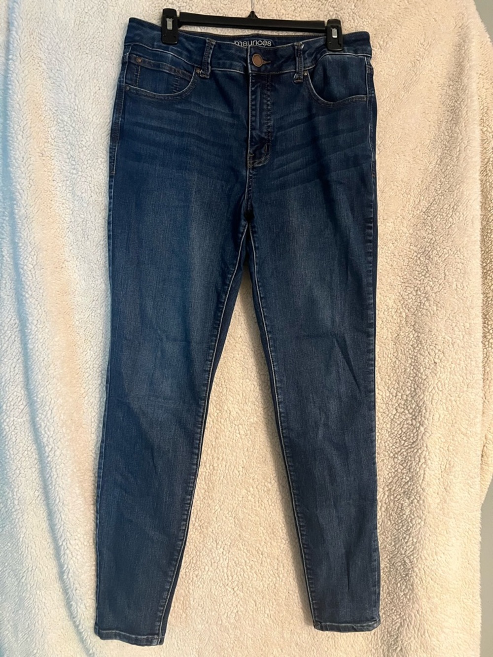 Maurices Dark Indigo Skinny Jeans